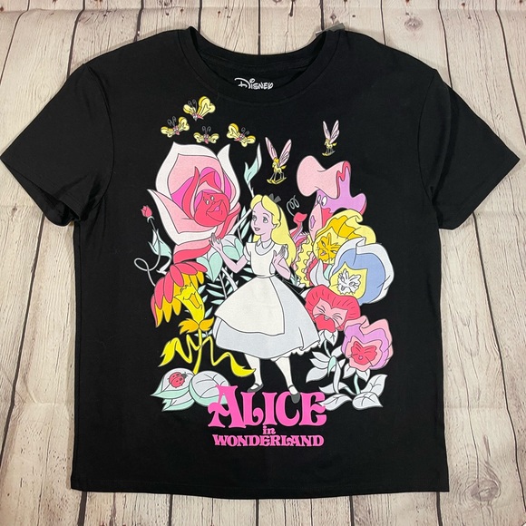 Disney Tops Alice in Wonderland Women’s Small Graphic Tee - Picture 5 of 7